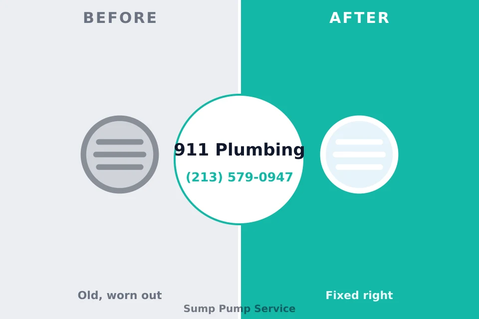 Before and after: plumbing repair Cayuga Heights, NY